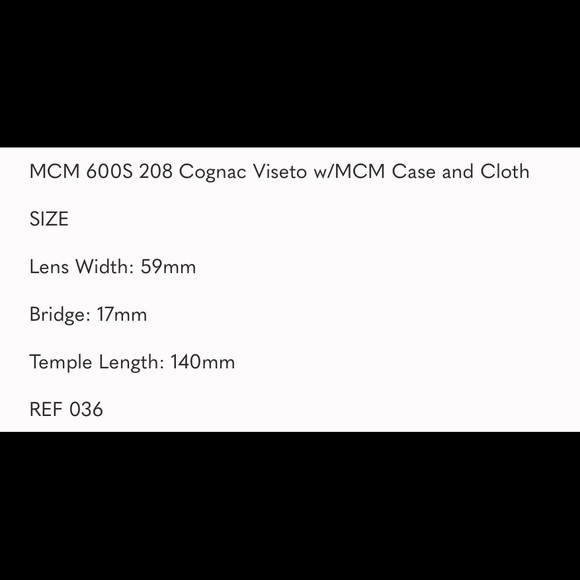 MCM Sunglasses - Picture 2 of 4